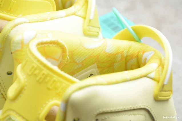 Retro Jordan Air 543390-800 6 Dynamic Floral Yellow (GS) 1020